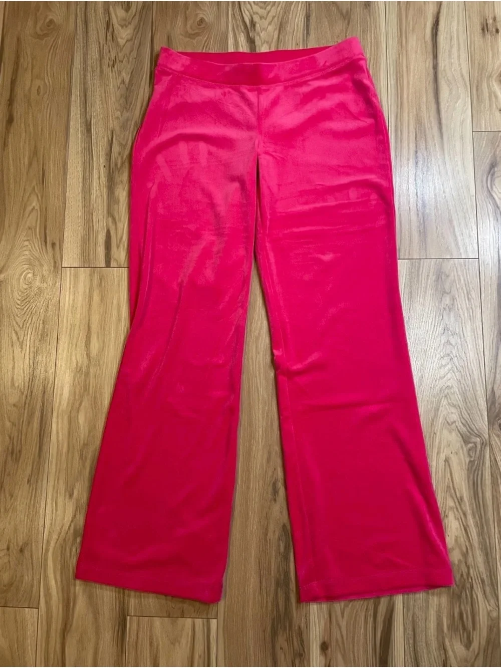 JUICY COUTURE Velour OG Bling Tracksuit Hoodie Pant Set Watermelon Pink Medium - Picture 3 of 9